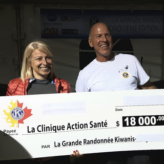 Les Clubs Kiwanis de la division 17 amassent 18 000$ pour la Clinique 180 de Saguenay