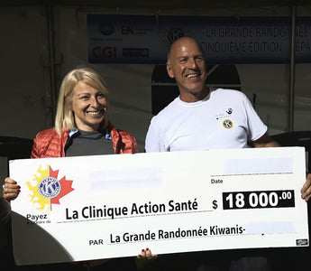 Les Clubs Kiwanis de la division 17 amassent 18 000$ pour la Clinique 180 de Saguenay